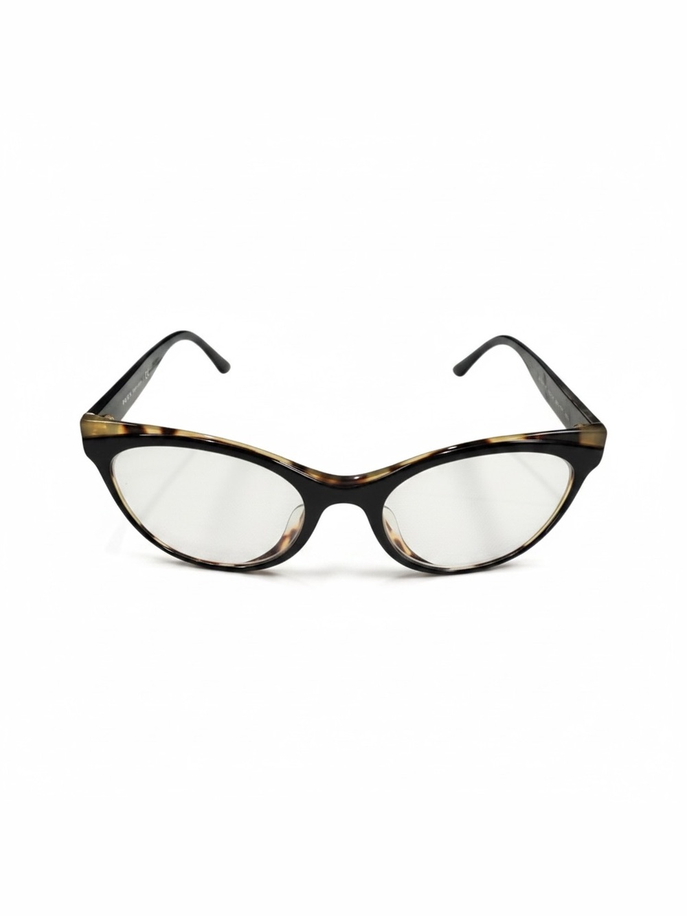 Prada VPR 05W-F Black Honey Tortoise Cat Eye Eyeglass Frames Only 53-19 140